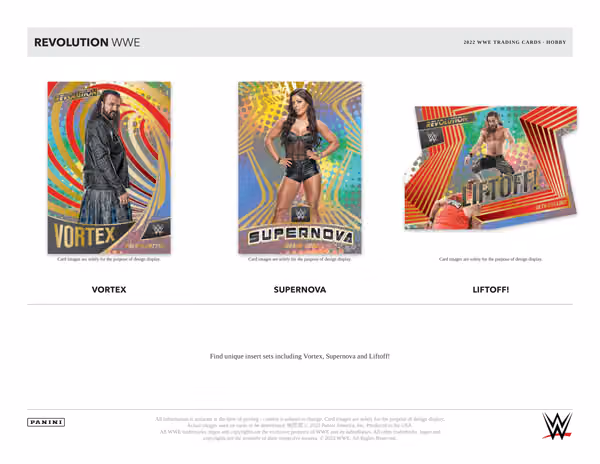 2022 Panini Revolution WWE Wrestling Hobby Box view 3