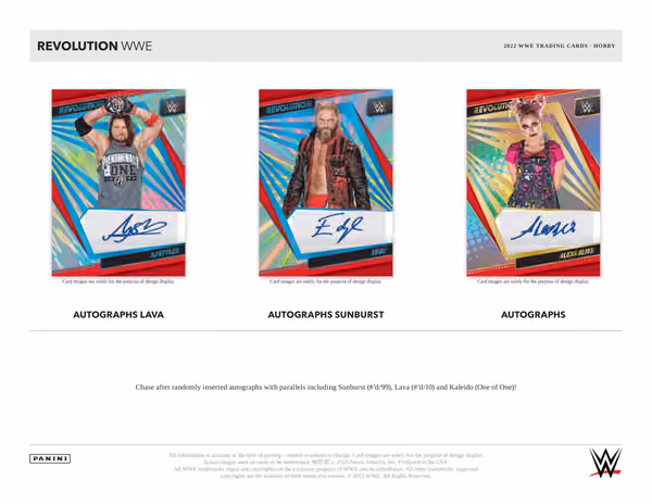 2022 Panini Revolution WWE Wrestling Hobby Box view 4