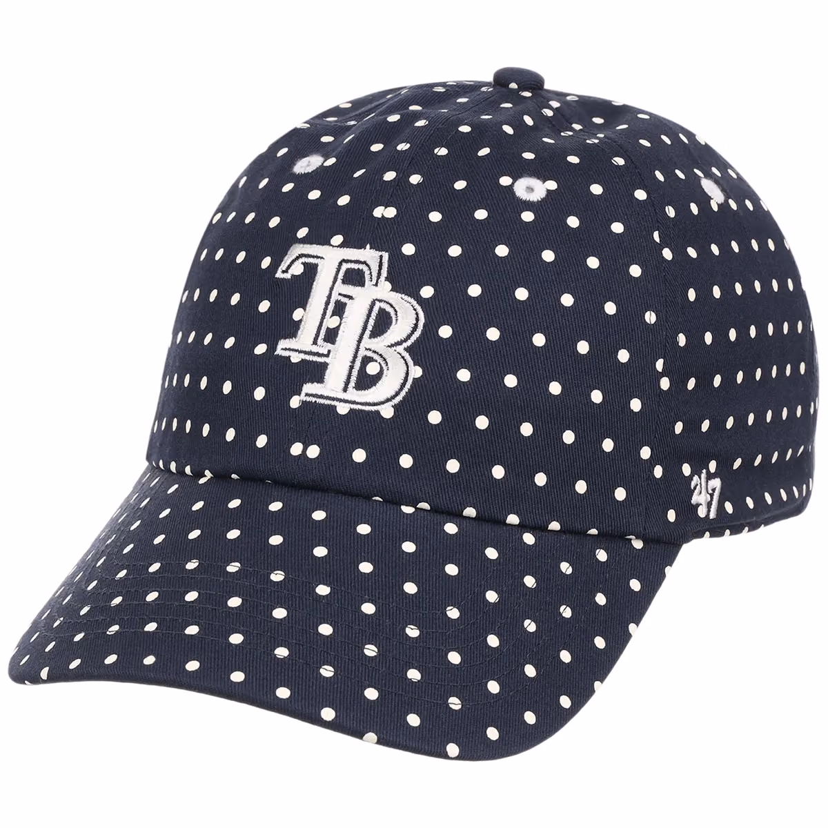 Tampa Bay Rays MLB Women's Polka Dot '47 Clean Up Collection detail view