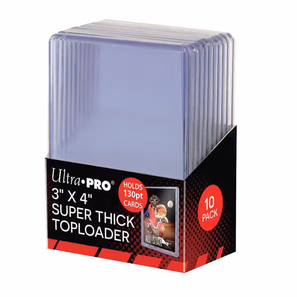 Ultra Pro Toploader 3 x 4" Super Thick Cards - 130pt view 1
