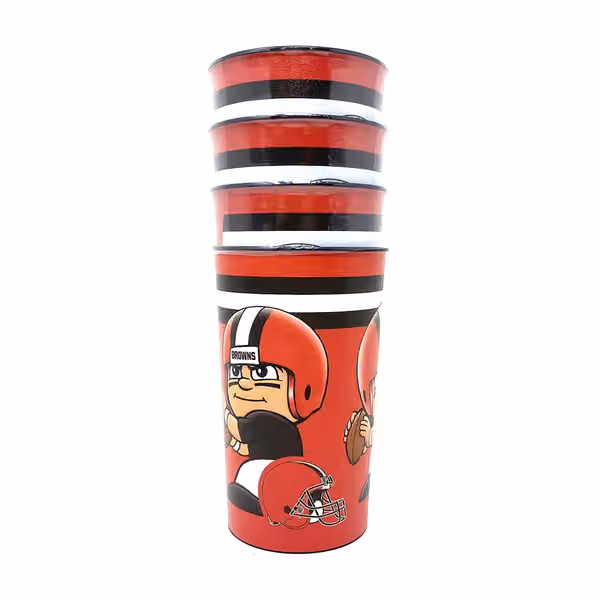Cleveland Browns NFL TeenyMates Party Cup Set (4-Pack) view 1