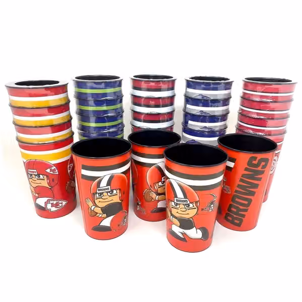 Cleveland Browns NFL TeenyMates Party Cup Set (4-Pack) view 3