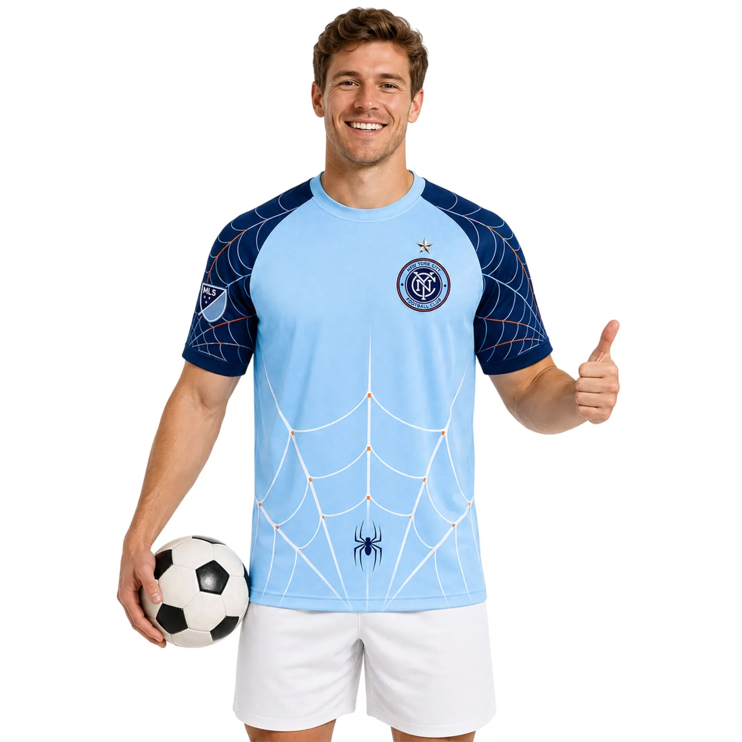 NYCFC Spiderman Custom Soccer Jersey – Astonishing