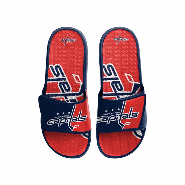 Washington Capitals Big Logo NHL Gel Slides view 1
