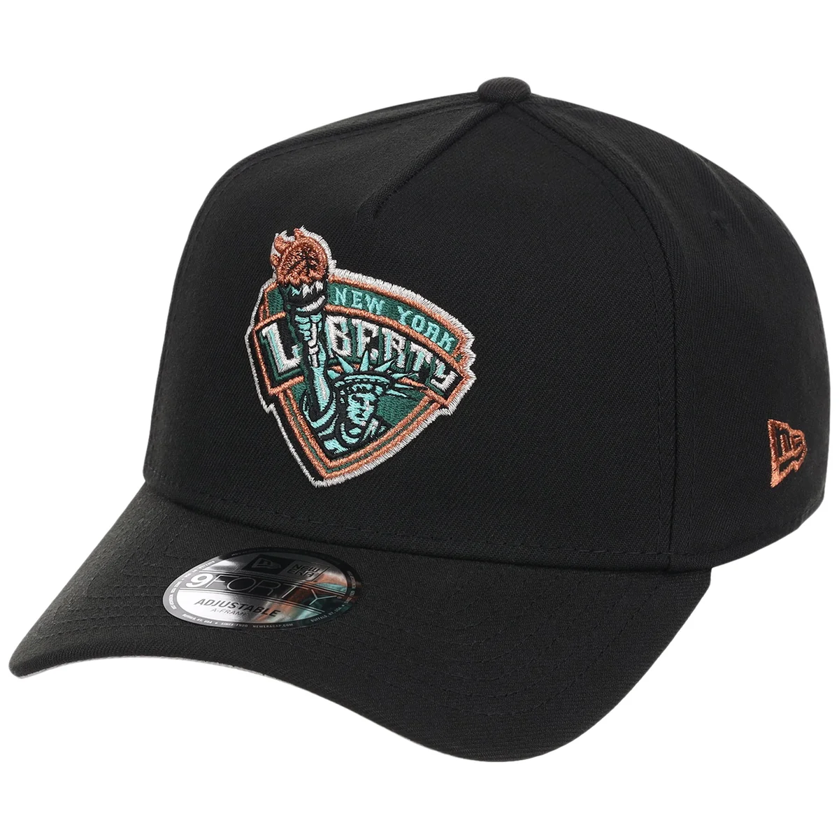 New York Liberty Hardwood Classics New Era 9FORTY A-Frame detail view