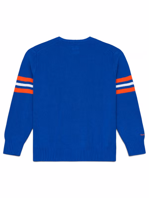 New York Knicks NBA Head Coach Sweater Blue view 3