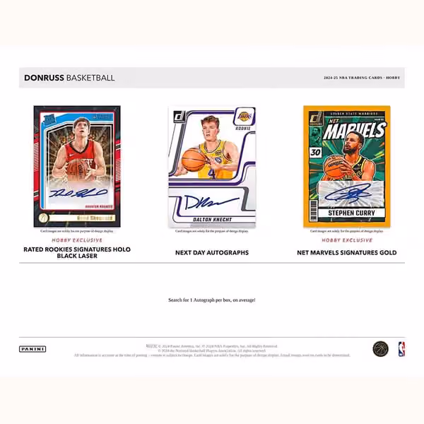 2024/25 Panini Donruss Basketball NBA Hobby Box view 2