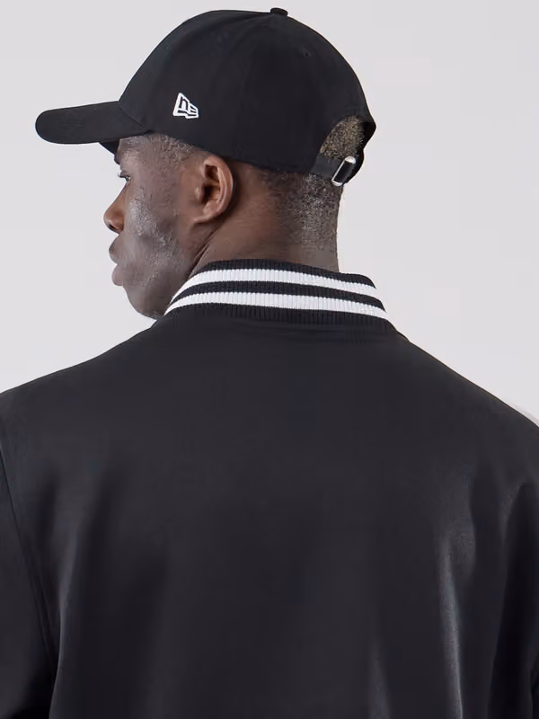 Detroit Tigers Varsity Jersey Bomber MLB Jacket Black view 5
