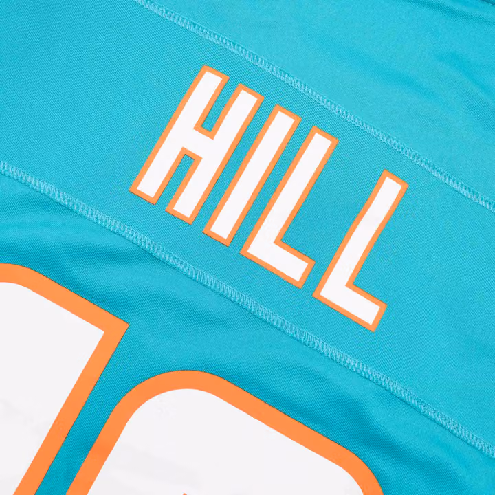 Tyreek Hill #10 Miami Dolphins Nike Game NFL Jersey Aqua view 4