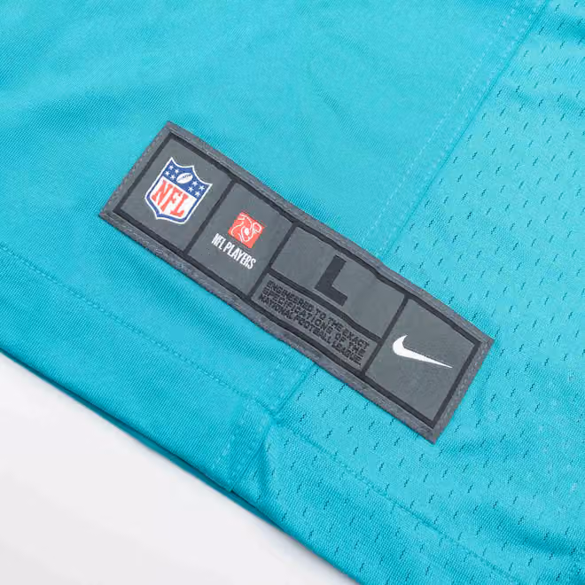 Tyreek Hill #10 Miami Dolphins Nike Game NFL Jersey Aqua view 6