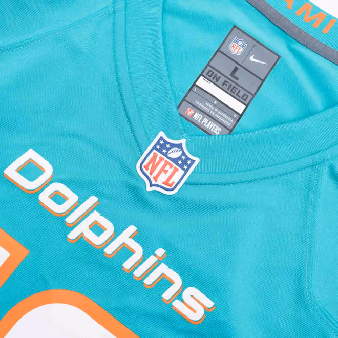 Tyreek Hill #10 Miami Dolphins Nike Game NFL Jersey Aqua view 5
