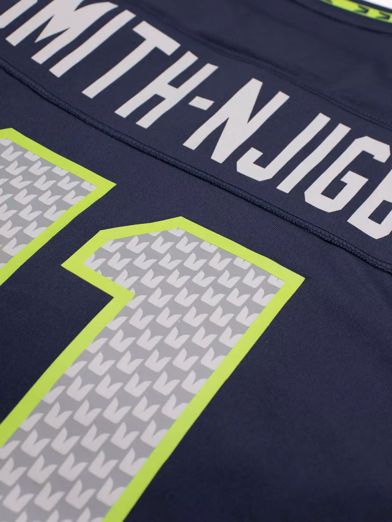 Jaxon Smith-Njigba #11 Seattle Seahawks Game NFL Jersey Navy view 4