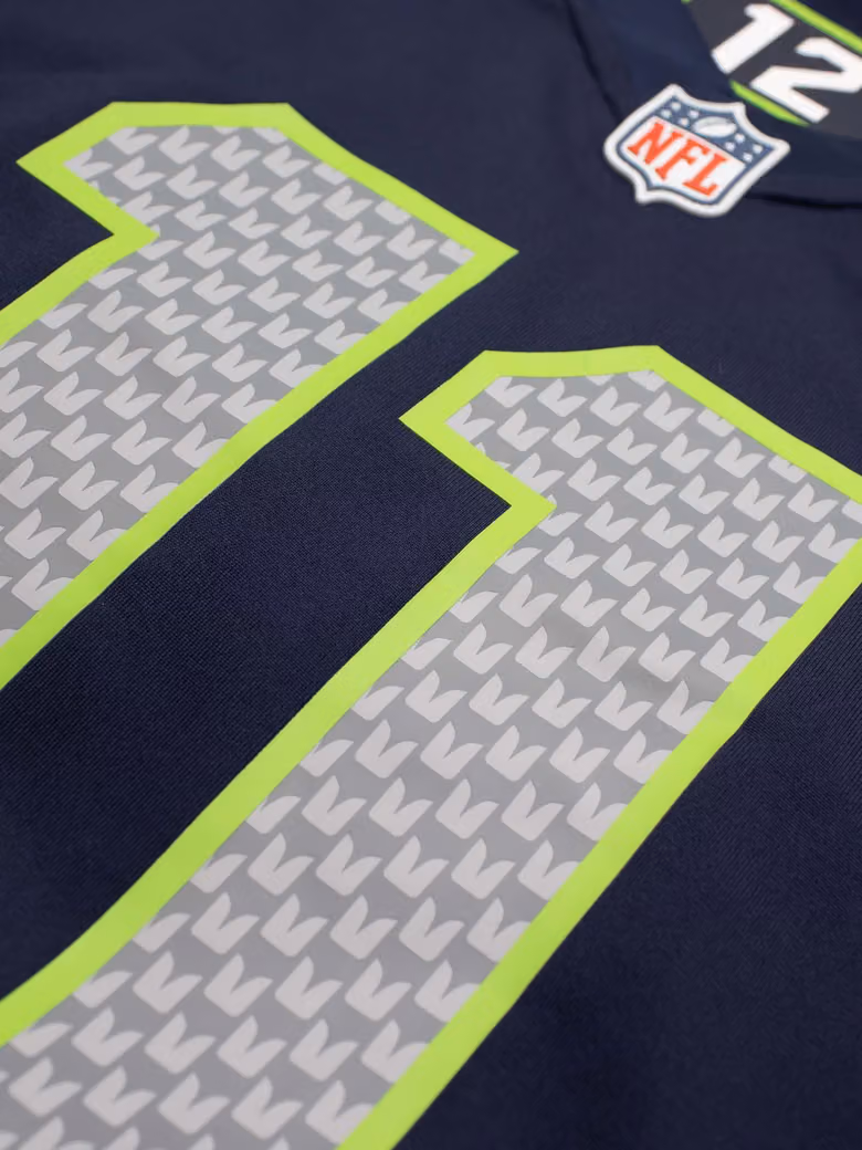 Jaxon Smith-Njigba #11 Seattle Seahawks Game NFL Jersey Navy view 5