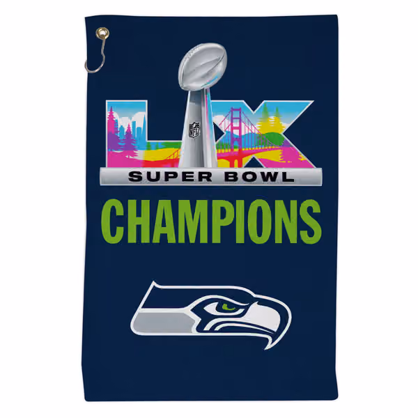 Seattle Seahawks Super Bowl LX Champions NFL Sport Towel view 1
