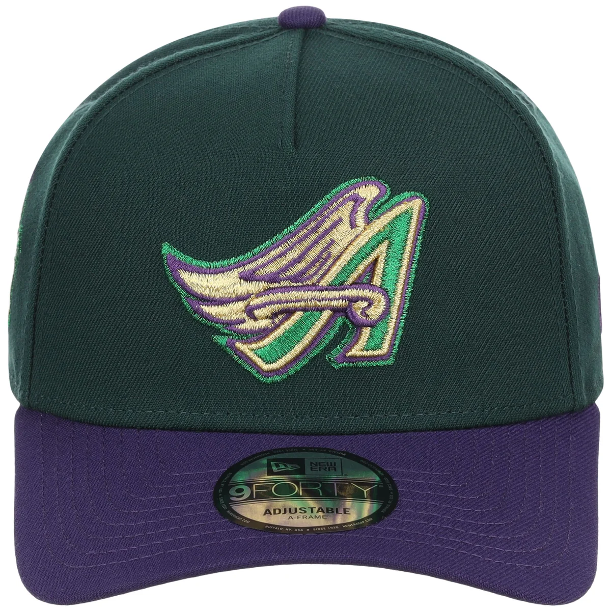 Anaheim Angels MLB Joke's on You New Era 9FORTY A-Frame detail view