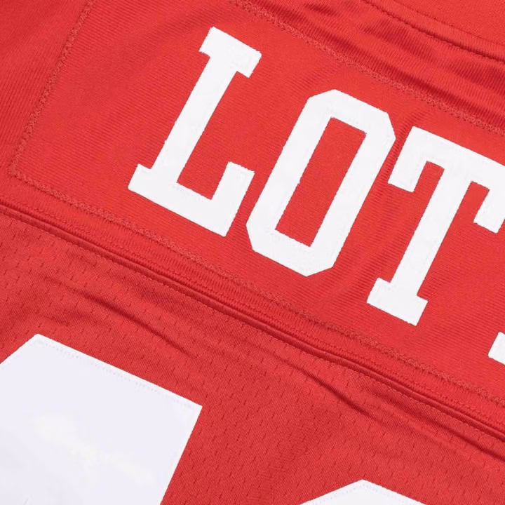 Ronnie Lott #42 San Francisco 49ers Mitchell & Ness Throwback NFL Jersey Red view 5