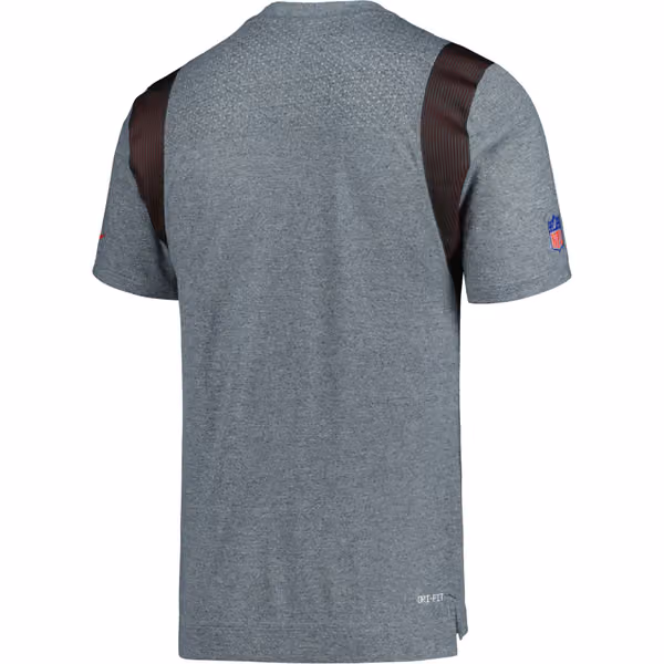 Tampa Bay Buccaneers 2022 NFL Sideline Nike Performance Player Top Gray view 3