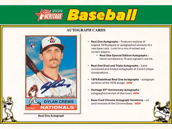 2025 Topps Heritage Baseball MLB Mega Box view 5