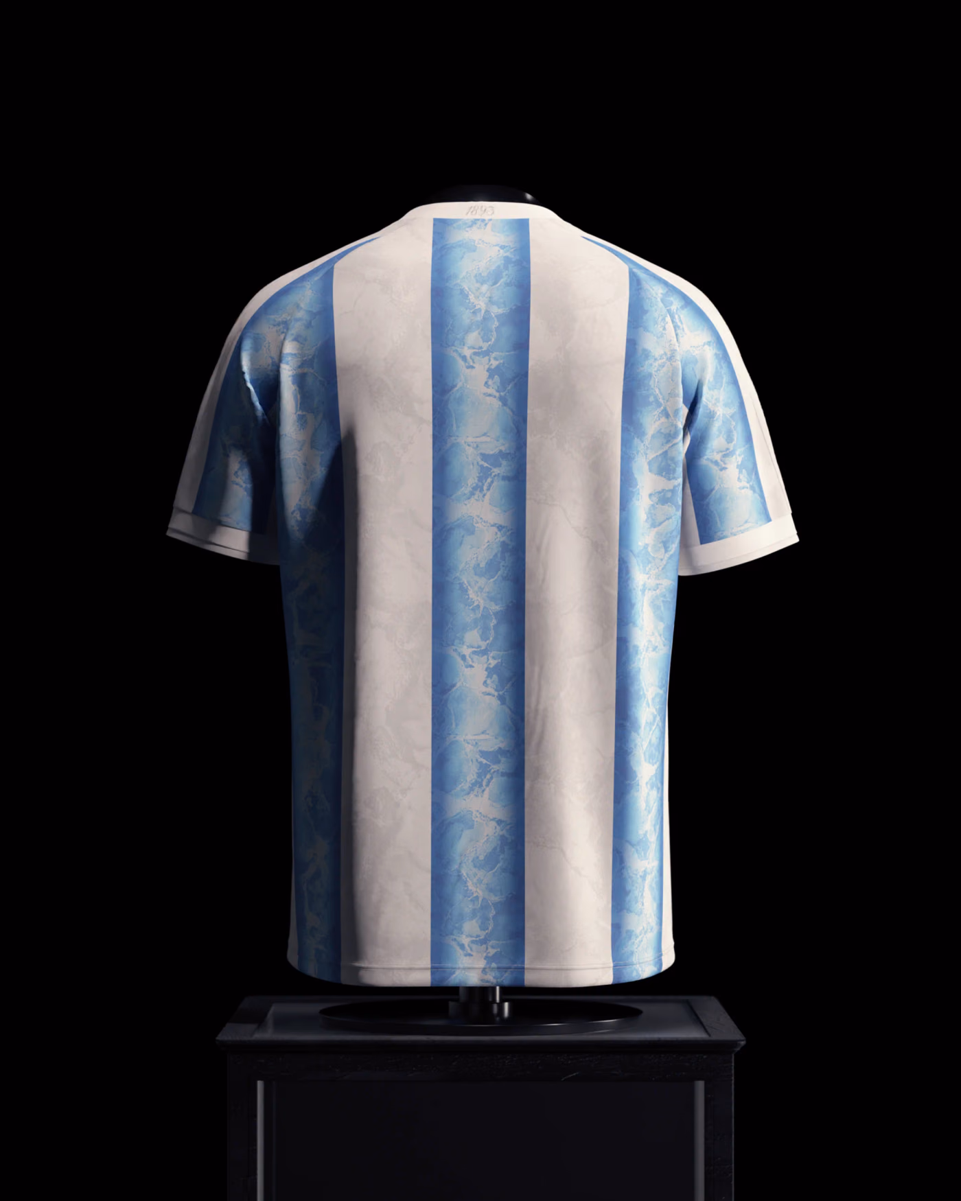 Jersevo Custom Personalized Argentina "Glacier" Jersey (2026WC Edition) back view
