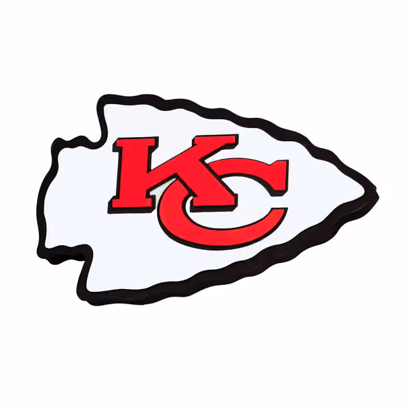 Kansas City Chiefs NFL 3D Foam Logo Wall Sign view 1