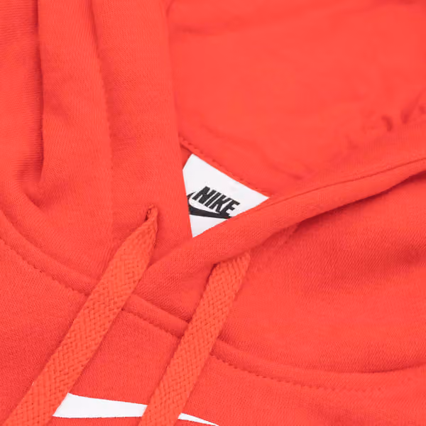 Washington Nationals Alternate Logo Nike Club Fleece MLB Hoodie Red view 4