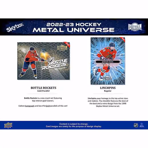2022/23 Upper Deck Skybox Metal Universe Hockey NHL Hobby Pack view 5