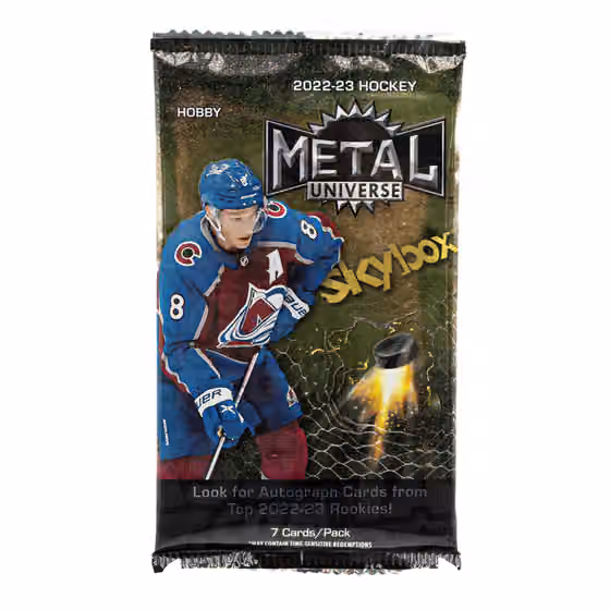 2022/23 Upper Deck Skybox Metal Universe Hockey NHL Hobby Pack view 1