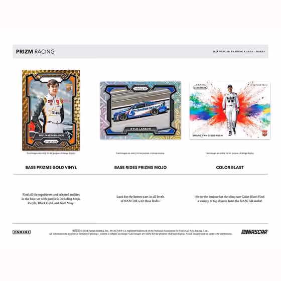 2024 Panini Prizm NASCAR Racing Hobby Box view 2