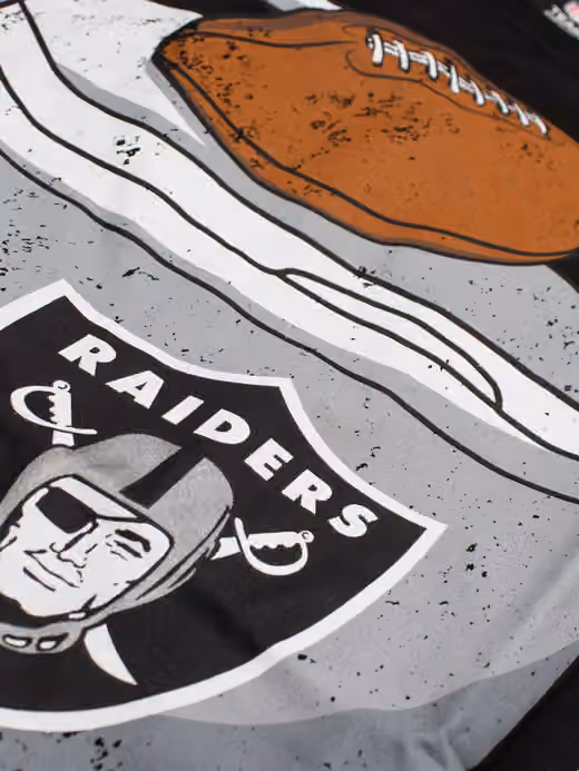 Las Vegas Raiders NFL Training Cooler T-Shirt Black view 3