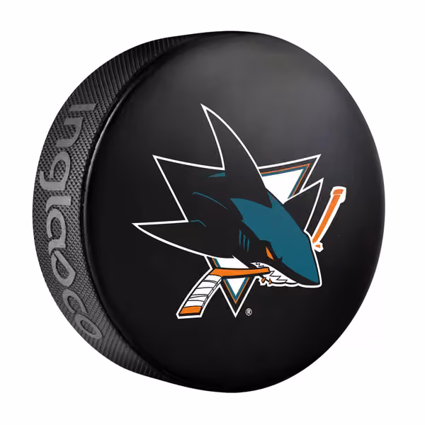 San Jose Sharks Logo Souvenir Collector NHL Puck view 1
