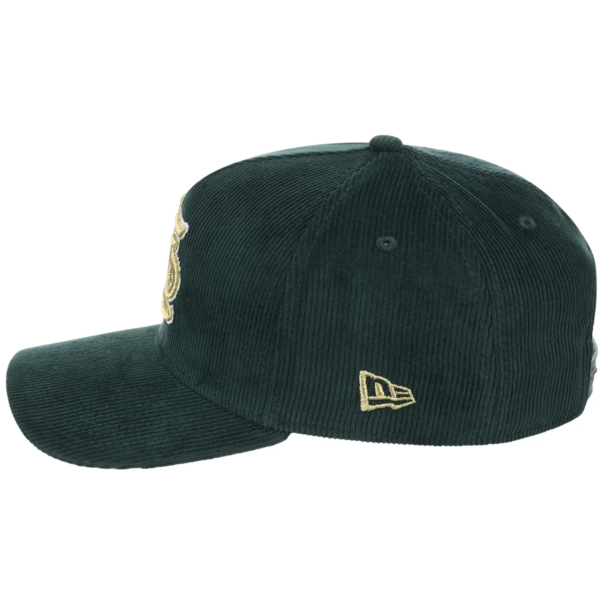 St. Louis Cardinals MLB Dark Green Cord FASHION CORE New Era 9FORTY A-Frame detail view