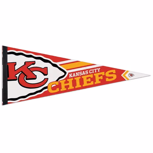 Kansas City Chiefs Big Logo Premium NFL Pennant view 1