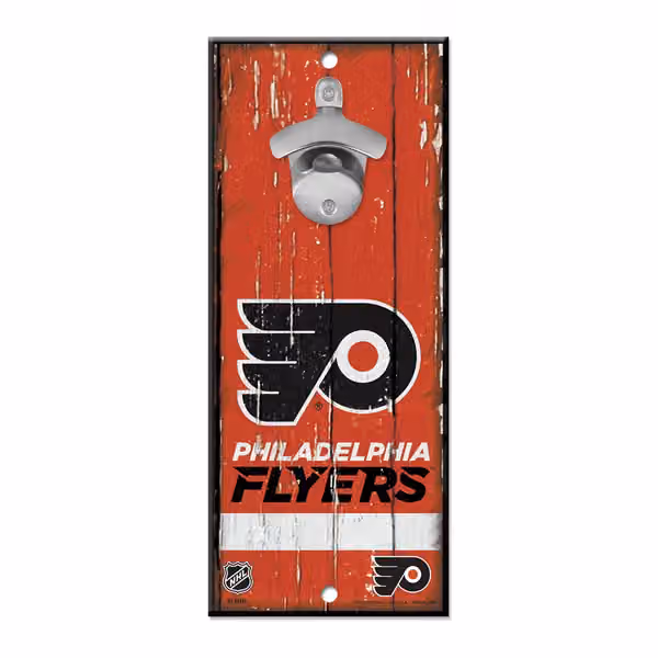 Philadelphia Flyers NHL Bottle Opener Sign view 1