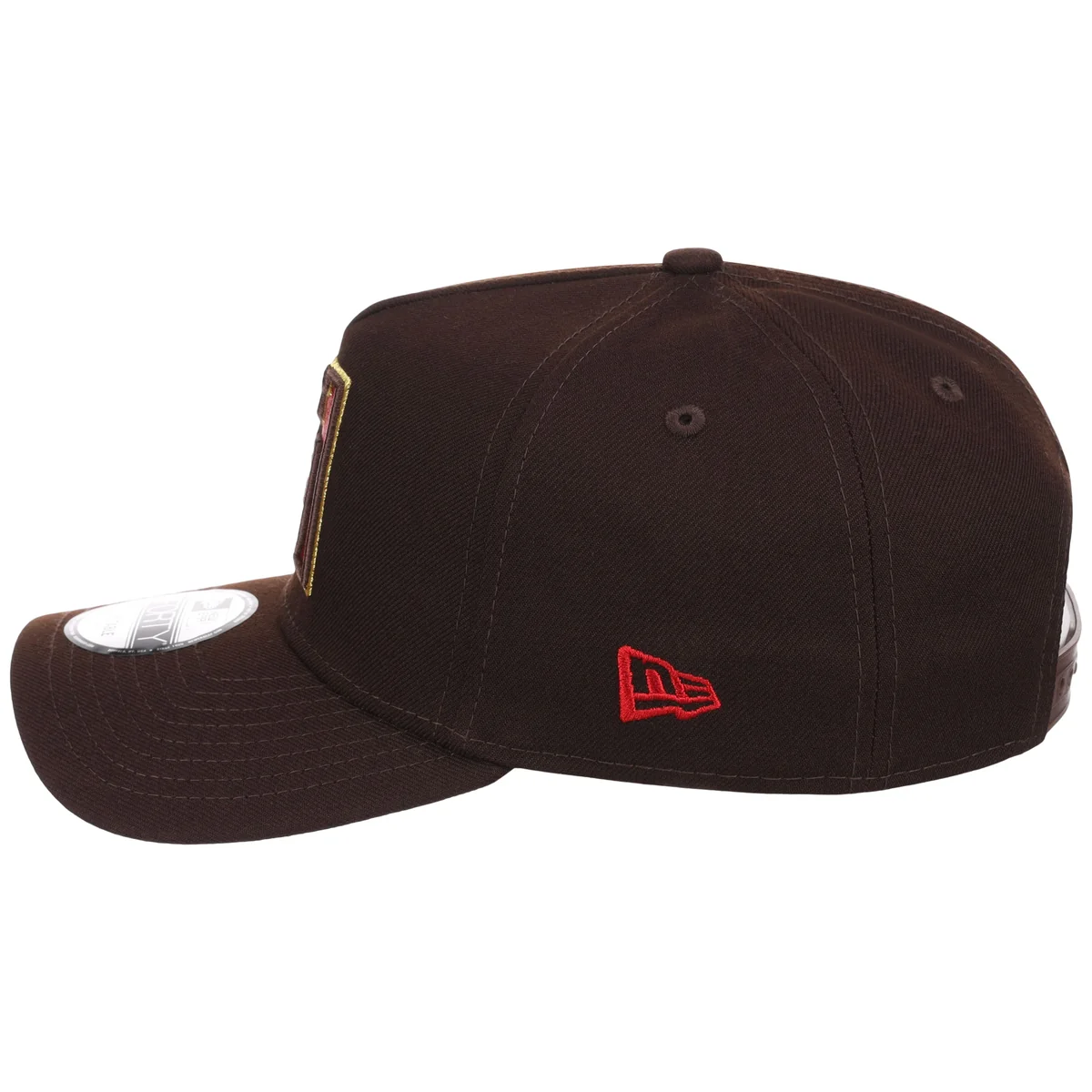 Arizona Diamondbacks MLB Burnt Wood FASHION CORE New Era 9FORTY A-Frame detail view