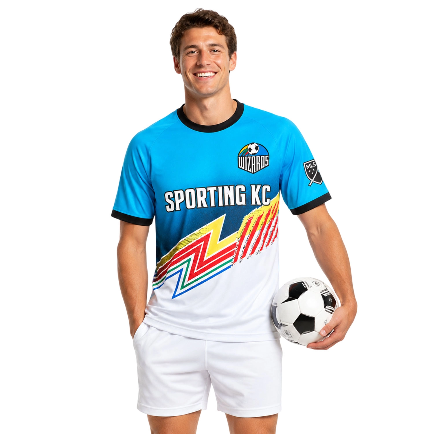 Sporting Kansas City Retro Jersey Elite Wizards Style