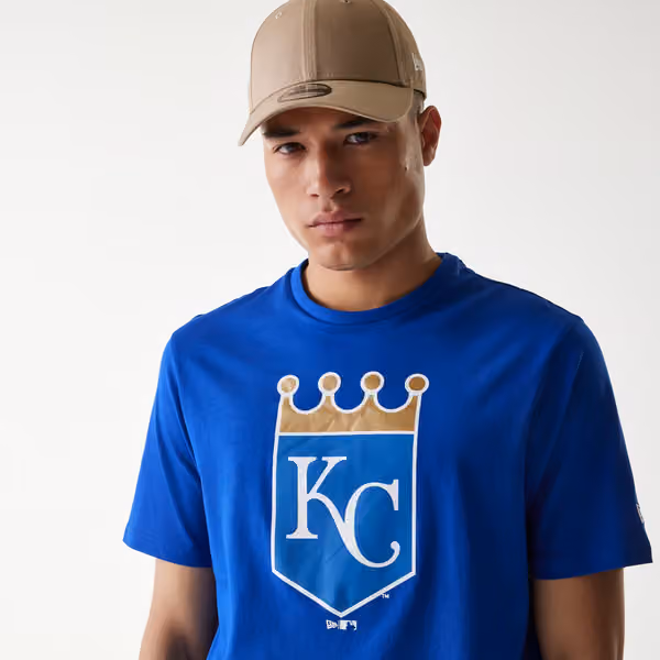 Kansas City Royals Team Logo New Era MLB T-Shirt Blue view 5