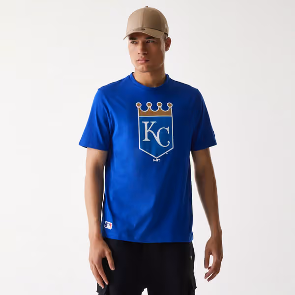 Kansas City Royals Team Logo New Era MLB T-Shirt Blue view 1