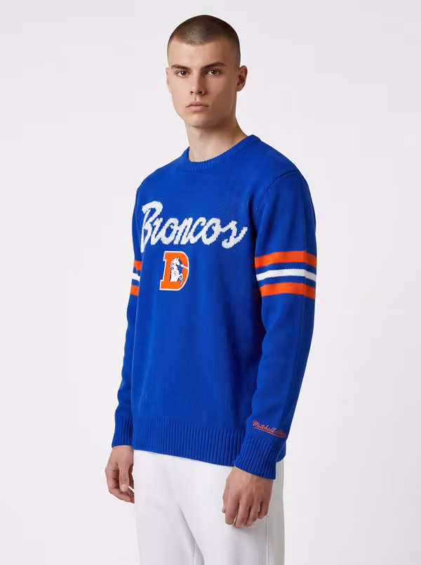 Denver Broncos NFL Head Coach Sweater Blue view 1