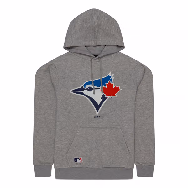 Toronto Blue Jays Team Logo New Era MLB Hoodie Gray view 1