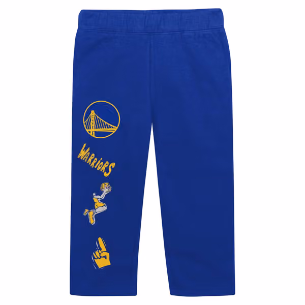 Golden State Warriors Toddler Give & Go NBA Hoodie Sweatpants Set view 4