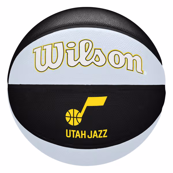 Utah Jazz Team Tribute Wilson NBA Basketball (Size 7) view 1