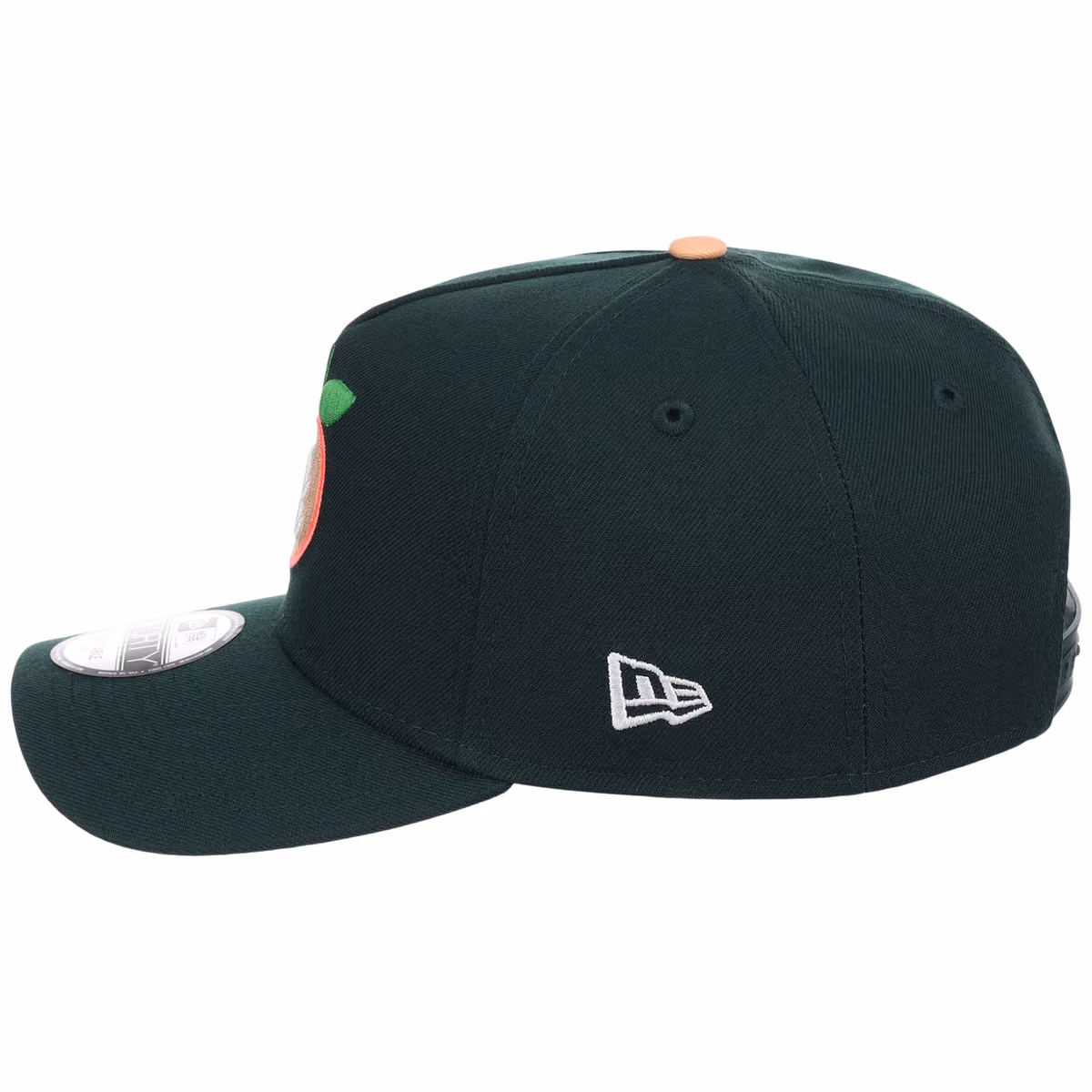 Atlanta Braves Peach Atlanta Crown the City New Era 9FORTY detail view