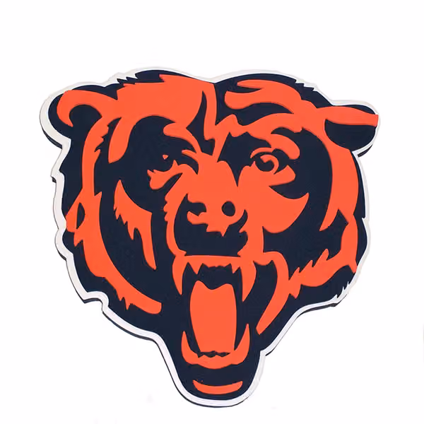 Chicago Bears NFL 3D Foam Logo Wall Sign view 1