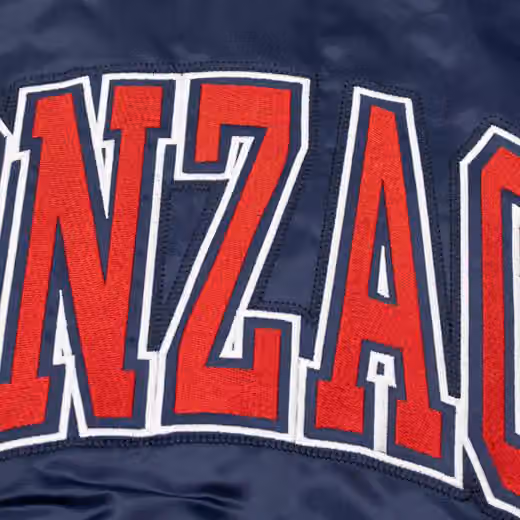 Gonzaga Bulldogs Starter Scout Varsity NCAA Jacket Navy view 4