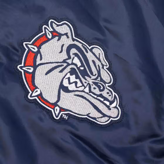 Gonzaga Bulldogs Starter Scout Varsity NCAA Jacket Navy view 3