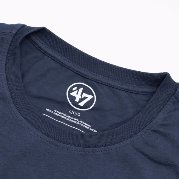 Seattle Kraken Team Logo '47 Echo NHL T-Shirt Navy view 4
