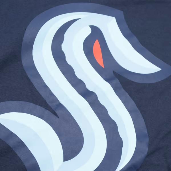 Seattle Kraken Team Logo '47 Echo NHL T-Shirt Navy view 3