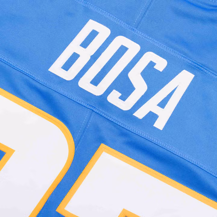 Joey Bosa #97 Los Angeles Chargers Nike Vapor Limited NFL Jersey Blue view 4
