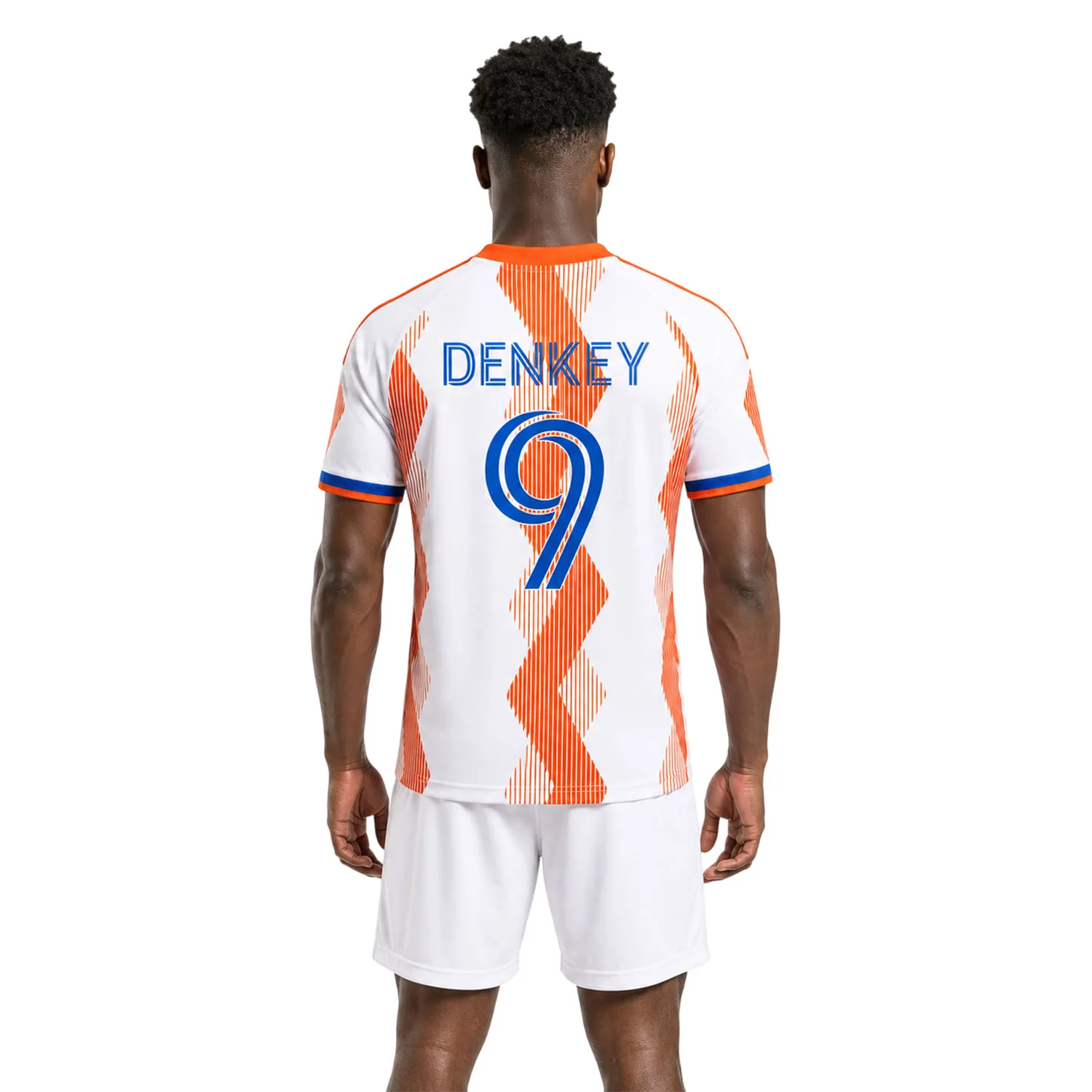 FC Cincinnati Away Jersey Kevin Denkey Vibrant Fan Shirt