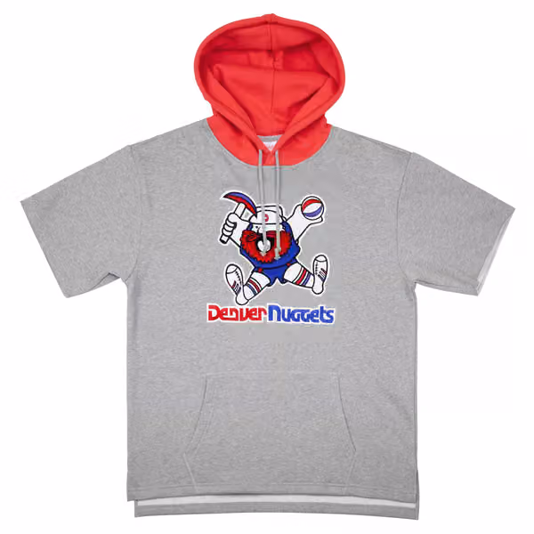 Denver Nuggets Postgame Mitchell & Ness Short Sleeve NBA Hoodie view 1